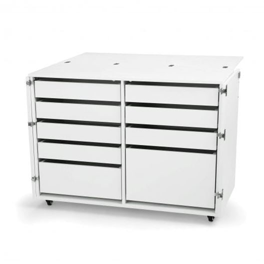 Kangaroo Dingo 2 storage and cutting cabinet in white