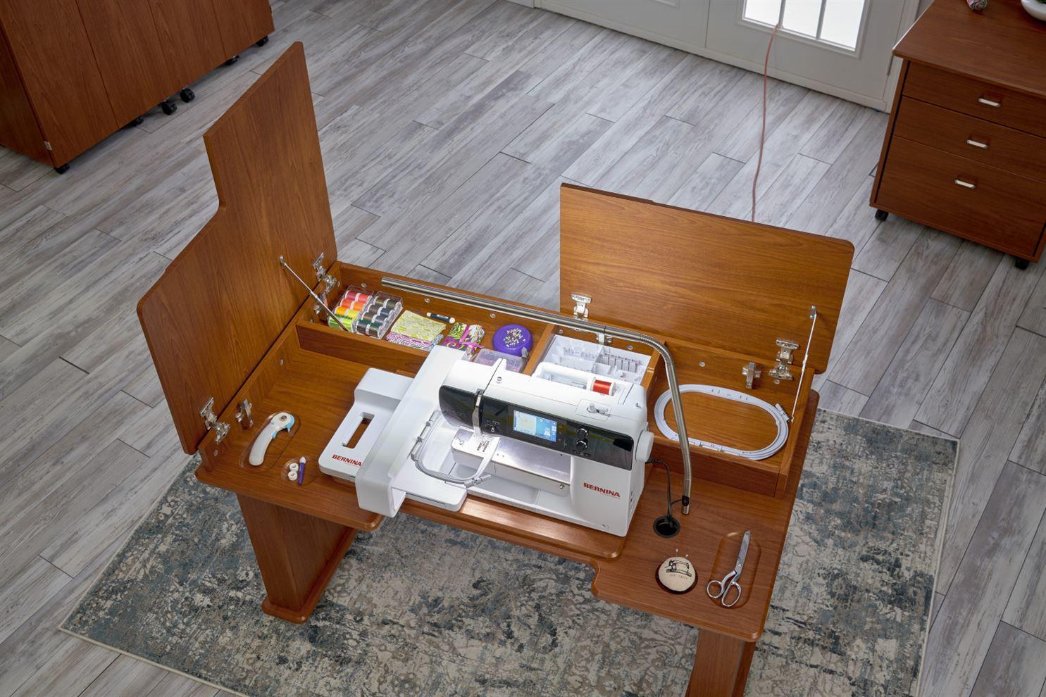 Koala Sewing Station Clearance Floor Model - Teak**