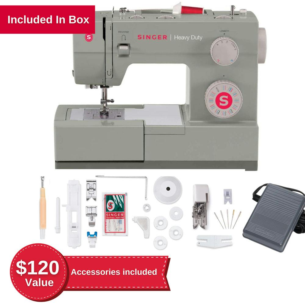 Top Drop-In Bobbin on the Heavy Duty 4452 Sewing Machine, sewing machine
