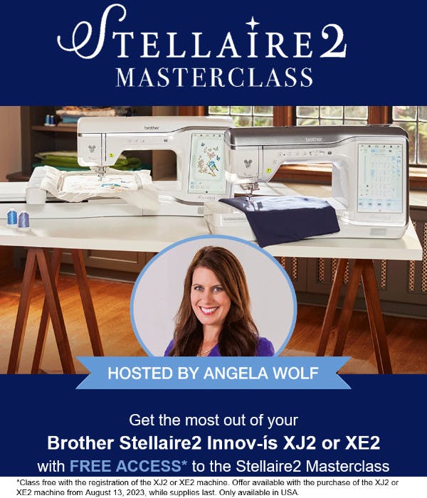 Brother Stellaire Innov-is XJ2 Embroidery and Sewing Machine