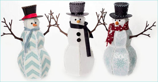 Let's Build a Snowman: Freestanding Embroidered Snowman from OESD