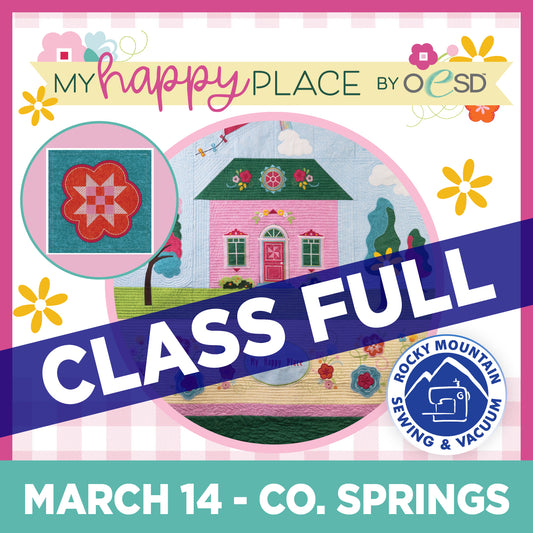 My Happy Place by OESD Embroidery Block of the Month - Colorado Springs