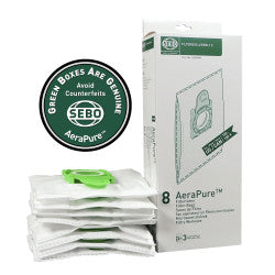 SEBO Filter Bag Box E - 8 Pack