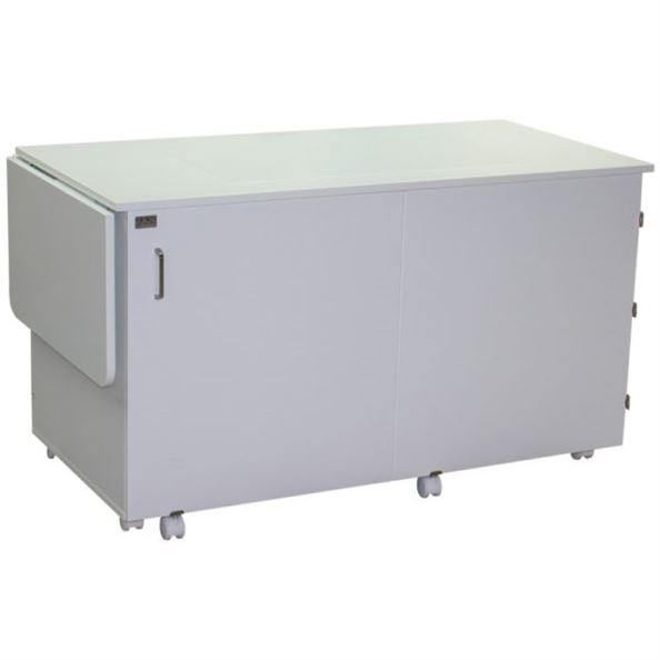 Horn 8050 Cabinet with Electric Lift white closed