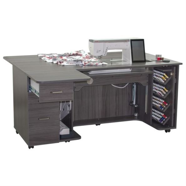 Horn 8080 Sewing Cabinet gray front