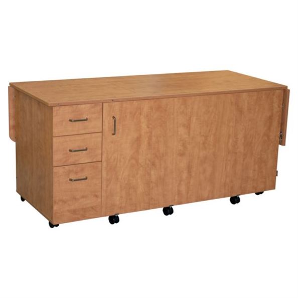 Horn 8090 Sewing Cabinet sunrise maple closed