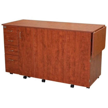 Horn 8479 sewing cabinet sunset maple closed