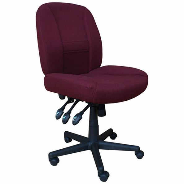 Horn Deluxe Adjustable Chair Burgundy