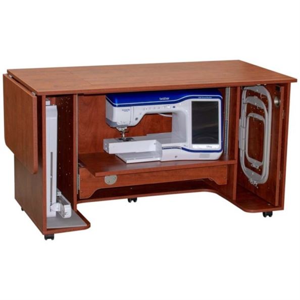 Horn sewing cabinet 8030 sunset maple top closed