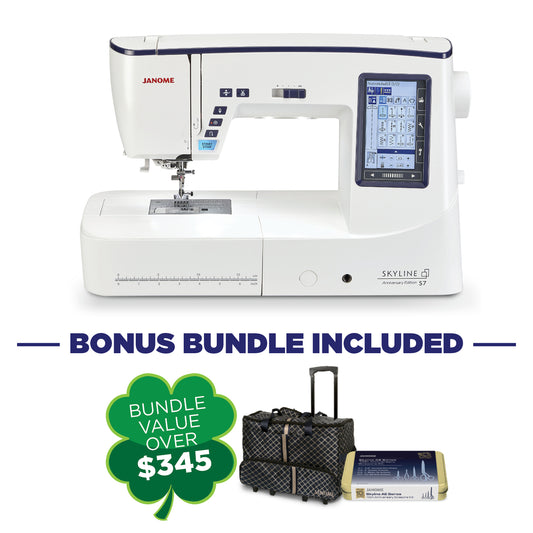 Janome Skyline S7 Anniversary Edition Sewing and Quilting Machine