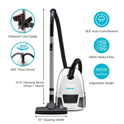 Simplicity Jill Canister Vacuum