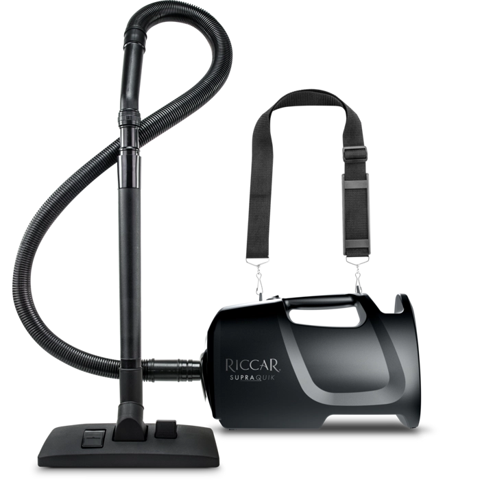 Riccar SupraQuik Portable Canister Vacuum with Shoulder Strap