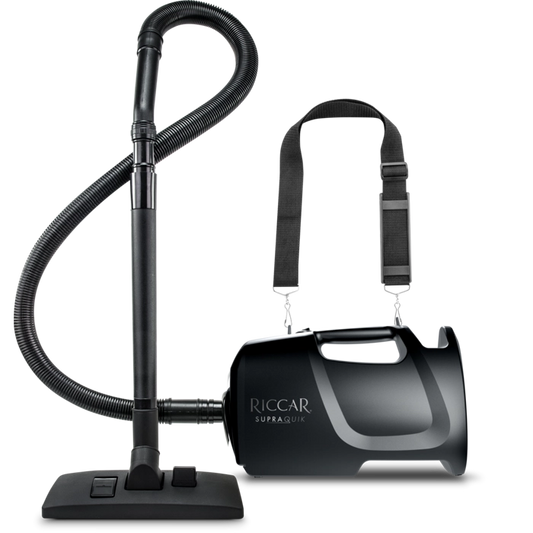 Riccar SupraQuik Portable Canister Vacuum with Shoulder Strap