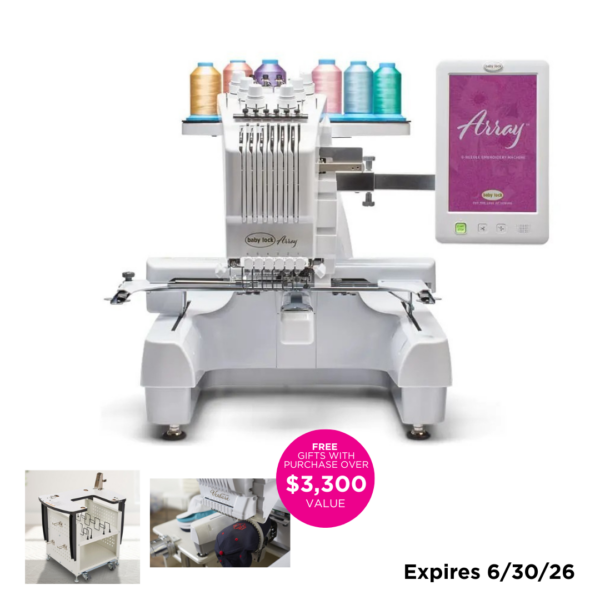 Baby Lock Array 6-Multi Needle Embroidery Machine