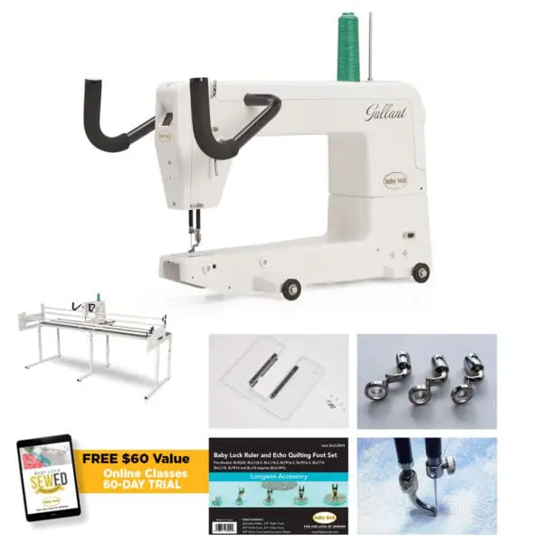 Baby Lock Gallant Longarm with 8 Foot Villa frame