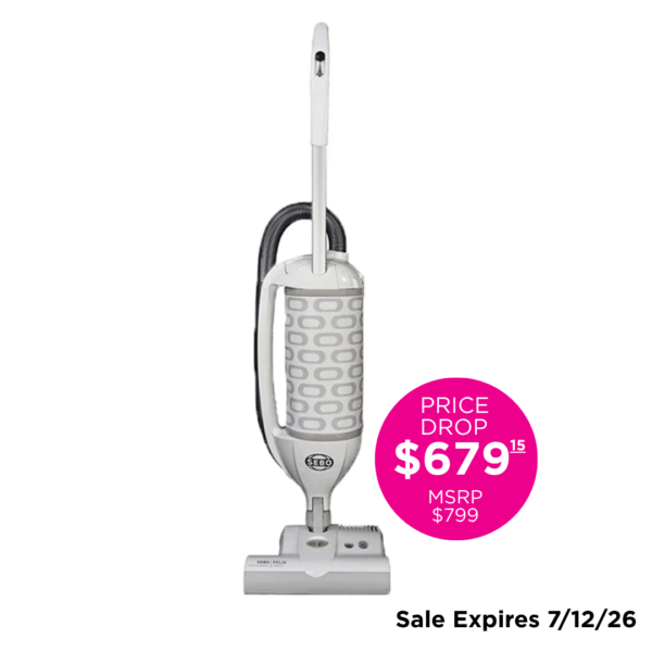 SEBO Felix Premium White Upright Vacuum Cleaner