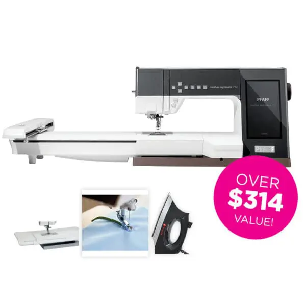 PFAFF creative expression 750 sewing, quilting and embroidery machine