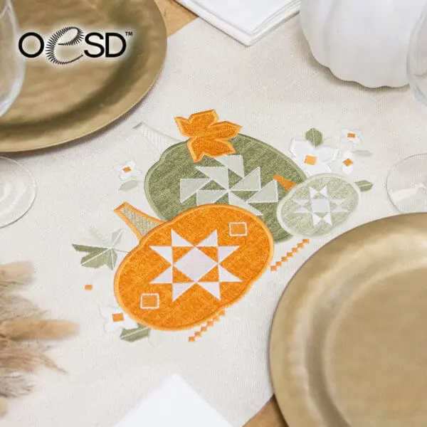 Quilt Block Fall Applique