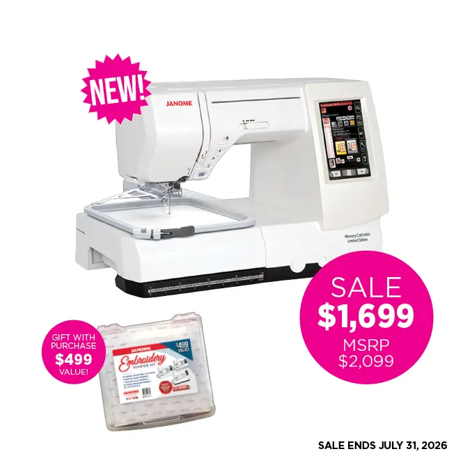 Janome Memory Craft 9850 Limited Edition Sewing And Embroidery
