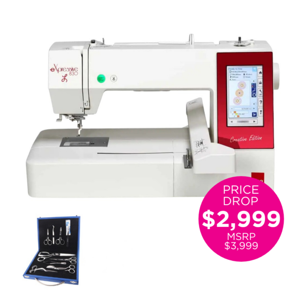 Elna eXpressive 830L Creative Edition Embroidery Machine (Same as Janome 550ELE)