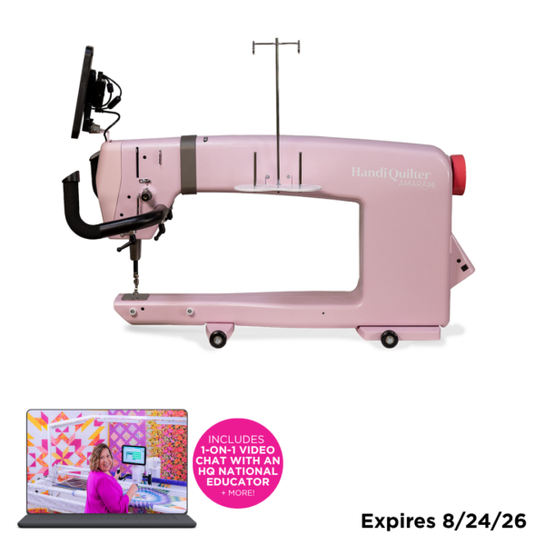 Handi Quilter Amara 20 -Limited Edition Totally Eighties Pink