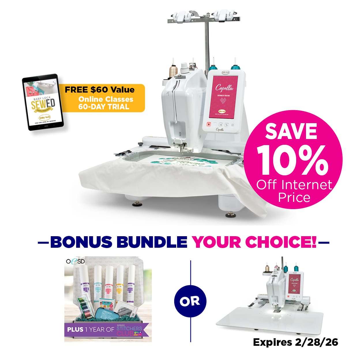 Baby Lock Capella | Rocky Mountain Sewing & Vacuum