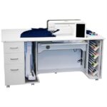 Horn 8080 Sewing Cabinet white front