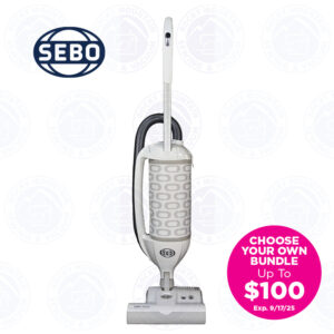 SEBO Felix Premium White Upright Vacuum Cleaner