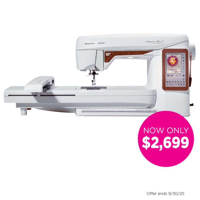 HUSQVARNA VIKING DESIGNER TOPAZ 40 Sewing & Embroidery Machine