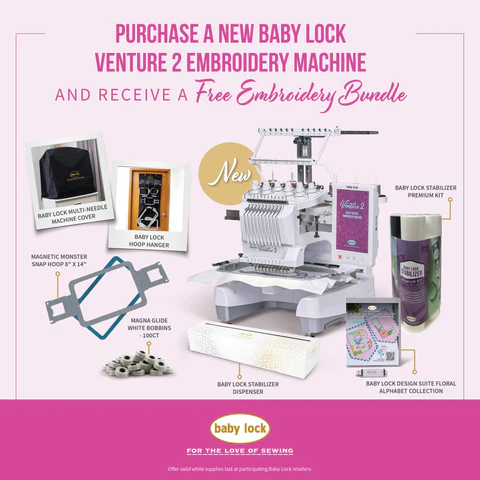 Baby Lock Venture 2 Multi-Needle Embroidery Machine