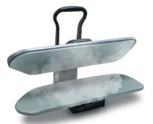 Pressing Issues: The Singer Steam Presses 6 Singer 36" Professional Steam Press Open with steam showing