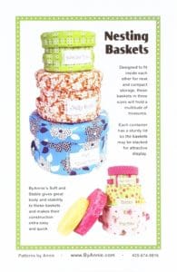 Spring Forward to March Sew Fun Sessions 8 Photo of cover of ByAnnies Soft and Stable baskets for March Sew Fun