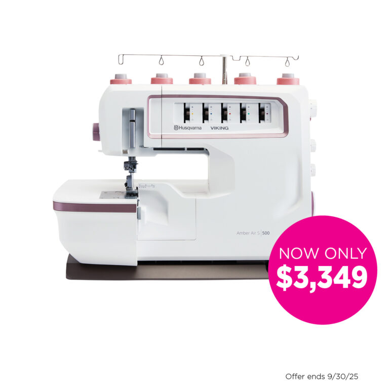 HUSQVARNA VIKING AMBER Air S | 500 Coverlock Machine