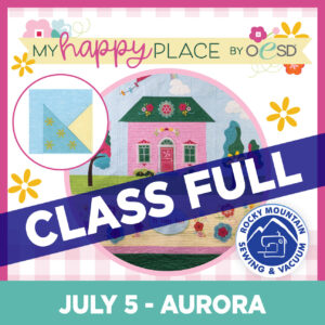 My Happy Place by OESD Embroidery Block of the Month - Aurora