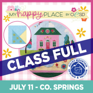 My Happy Place by OESD Embroidery Block of the Month - Colorado Springs