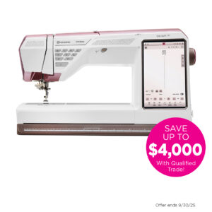 HUSQVARNA® VIKING® EPIC QUILT™ 97 Sewing Machine & Accessories Bundle