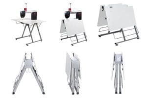 Bernina Q20 Long Arm Flash Event, April 26 10 Photo of folding table for BERNINA Q20