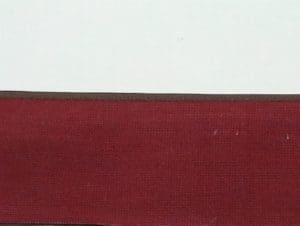 Make your Quilt Pop With Flange Binding 10 Photo of red and brown flange binding showing brown flange