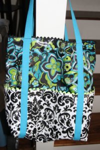 Laminated Cotton Beach Bag