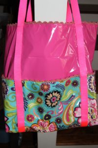 Laminated Cotton Beach Bag