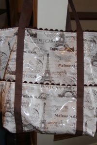 Laminated Cotton Beach Bag