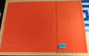 Photo of fabric for flannel burp cloth folded over 9"