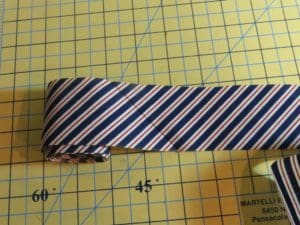 In a Bind About Binding: How to Make Continuous Bias Binding 18 Photo of roll of continuous bias binding illustrating matching stripes at seam #1