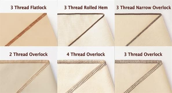 Sergers: info and tips 8 Juki Serger Overlock stitches overlock 4 thread Rocky Mountain Sewing Denver Colorado Springs Aurora Arvada Littleton