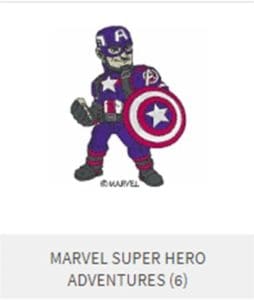 Simply MARVELous! Marvel Designs for Brother Embroidery Machines 4 Icons depicting the different Super Hero Marvel Designs for Brother Embroidery Machines available at iBroidery