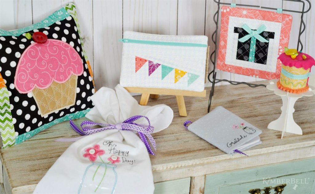 Photo of projects made at Kimberbell Oh, Happy Day event