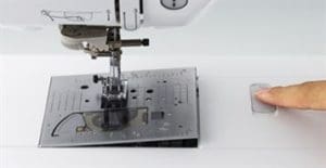 The Brother Luminaire. Part 1: Light Years Ahead 16 One action needle plate on the Brother Luminaire