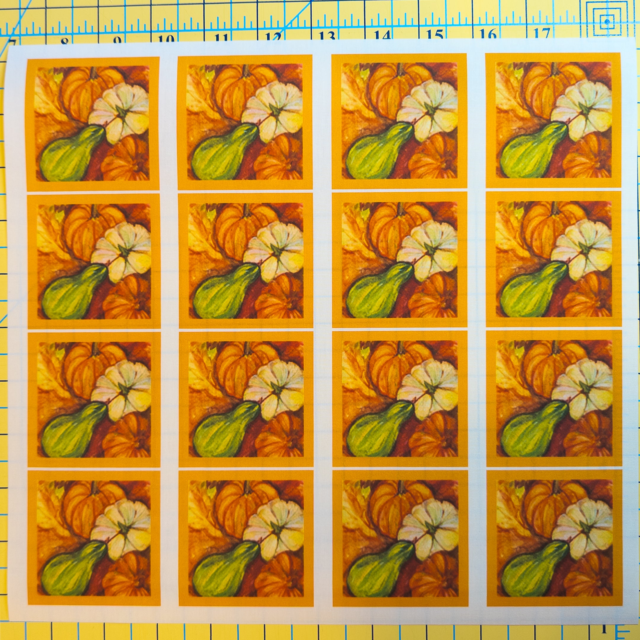 Quilt corner blocks printed with PrintModa printer