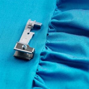 Sergers: info and tips 3 Pfaff overlock ruffle foot serger gathering foot Rocky Mountain sewing store Denver Colorado Sorings Aurora Littleton Arvada