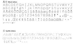 What a Deal! The PFAFF Ambition 1.0 with a bundle 6 Basic and Cryllic alphabets in PFAFF Ambition 1.0